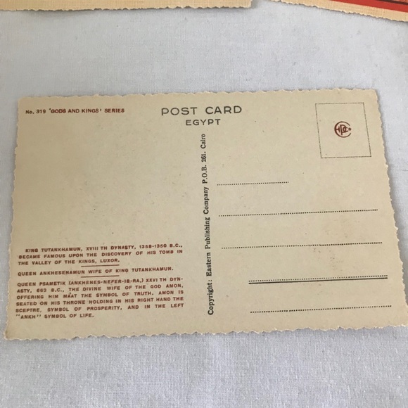 Vintage Egyptian post cards, set of 12 - Picture 3 of 3